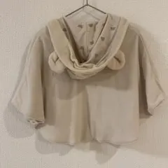 【未使用】COMME CA ISM （コムサイズム）ベビーポンチョ