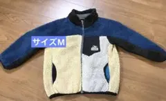 チャムス キッズボンディングフリースジャケット ブルーグレーM 100〜115㎝