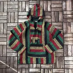 Mexico製 メキシカンパーカー メキシコ製 ラスタカラー reggae