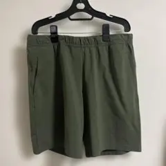 GUオリーブグリーンショートパンツ
