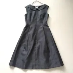 美品✨Rene TISSUE ルネ フレアワンピース ノースリーブ 白 黒