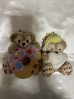ダッフィー Duffy ぬいぐるみバッジ 2個セット