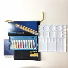 未使用品　サクラクレパス DESIGN SET EX 画材セットのサムネイル
