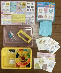 【アクアビーズ】すみっコぐらしスタンダードセット、イラストシートなど、まとめ売り