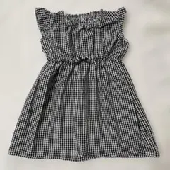 チェックワンピース　ギンガムチェック 130㎝