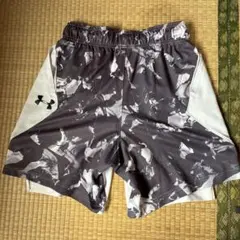 Under Armour バスケットボールパンツ ホワイト　柄