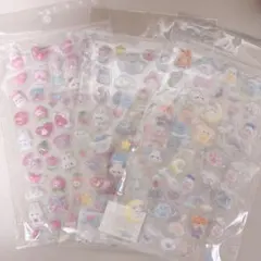 ぷくぷく立体シール 3枚セット