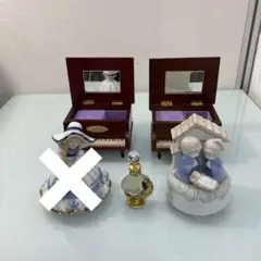 ☆ハセガワ百万人のオルゴール２点他陶器製オルゴール１点☆