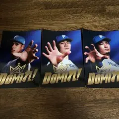北海道日本ハムファイターズ Domin! 選手ステッカー3枚セット