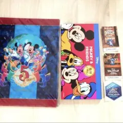 ディズニー　クリアファイル　ステッカー　シール　タオル　5点セット