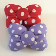 デイジー&ミニーセット♡コメントで二個450円に！ミニーちゃん型リボンゴム♡
