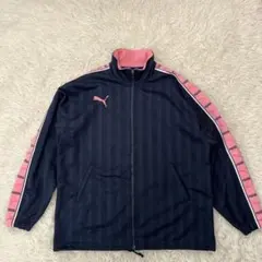 PUMA プーマ ジャージ プージャー ネイビー×ピンク 上
