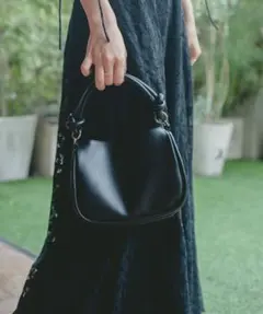 お値下げ Kastane ワンハンドルミニバッグ ブラック