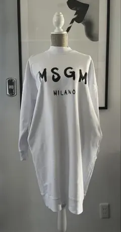 MSGM★エムエスジーエム　スウェットワンピース　サイズ36★美品