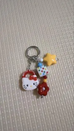 ハローキティ キーホルダー カラフル　新品未使用