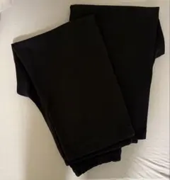 UNIQLO スウェットワイドパンツ M 黒　×2