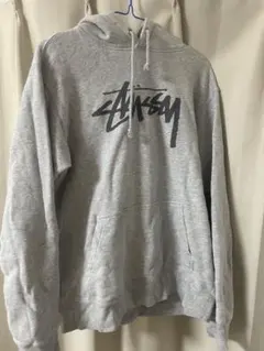 Stussy プルオーバーパーカー グレー