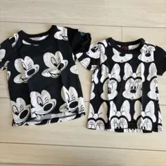 BABYDOLL ミッキーミニーTシャツ 2枚セット