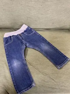 デニムパンツ 90cm ウエストゴム