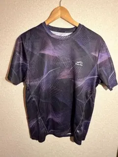 Find-Out Tシャツ 総柄 ブラック L