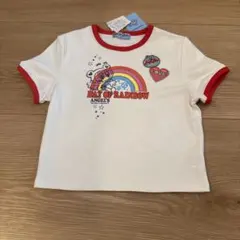 新品未使用　タグ付き　ANGEL BLUE 半袖Tシャツ M ホワイト/レッドのサムネイル
