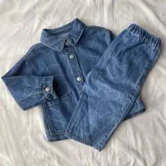 ザラキッズ zara kids ハートデニム