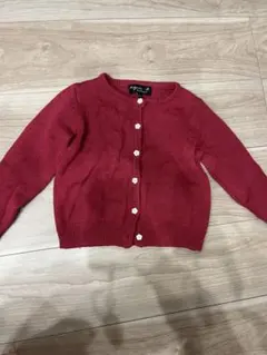 agnès b. 赤 カーディガン 4 ans