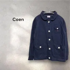 Coen コーエン ＊スウェット　ジャケット　ジャンパー　春物　紺　ネイビー　Mのサムネイル