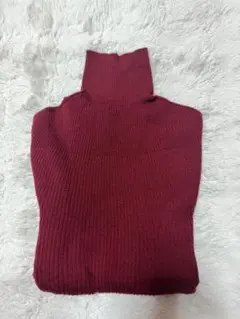 UNIQLO ウール100% メリノリブタートルニットセーター 新品