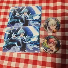 アイナナ 悠 トウマ 記念日 缶バッジ コンテンツプリント ブロマイド セットのサムネイル