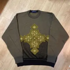 LUNA MATTINO 総柄シャツ 46 市松柄 モノトーン ジップデザイン - メルカリ