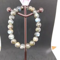 ラブラドライト ビーズブレスレット＆七福神❤開運セット