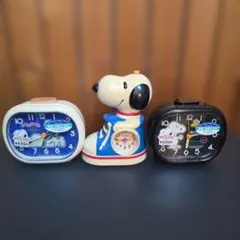 SNOOPY スニーカー型置時計3点セット025