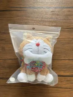 100% ドラえもん&フレンズ ドラえもん 柴犬ぬいぐるみキーチェーン