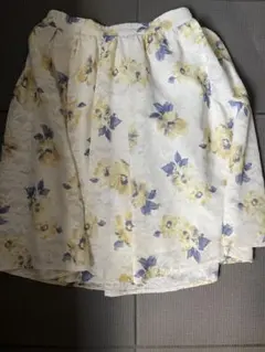 ROPE PICNIC フレアスカート 花柄 38