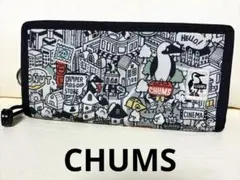 CHUMS チャムス 長財布 マルチカラー カラフル 総柄 アウトドア