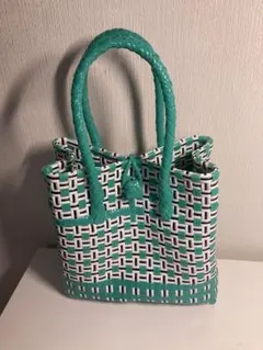 パルマバッグ　アーチ型M　【ネイビー】メキシコ直輸入　カゴバッグ パルマバッグ アーチ型M 【ネイビー】メキシコ直輸入 カゴバッグ