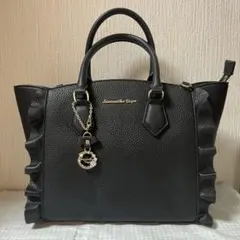 サマンサベガ　フラッター　小　ブラック　黒　バッグ