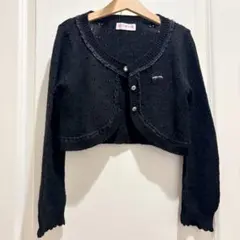 ［ メゾピアノ ］ ニット カーディガン　ブラック　120 ~ 130