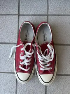 も*ド様 ＼廃番カラー‼️／チャックテイラー CT70 ENAMEL RED ロ