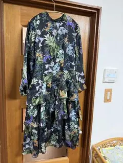 Ameri LIBERTY PATCHWORK BLK DRESS - メルカリ