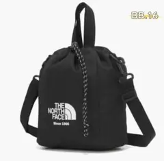 BB.16 新品 ザノースフェイス　バケット ミニ バッグ　ショルダー　巾着　黒
