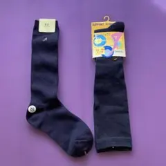 ハイソックス　着圧　黒　新品未使用