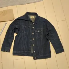 ダークブルー デニムジャケット emsexcile