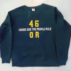 devirock プリントトレーナー 150cm ダークグリーン