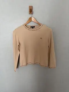 BURBERRY LONDON 長袖カットソー L ノバチェック ベージュ
