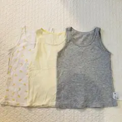 ユニクロ　コットンメッシュ　タンクトップ　100