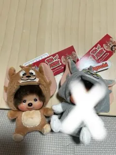 お買得‼️正規品 新品タグ付 トムとジェリー ぬいぐるみキーホルダー 