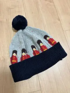 キャスキッズ ニット帽 ポンポン付き