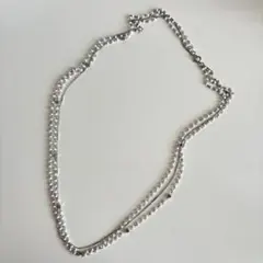 GOLDETTE ネックレス チェーン シルバー リボンモチーフ - メルカリ
